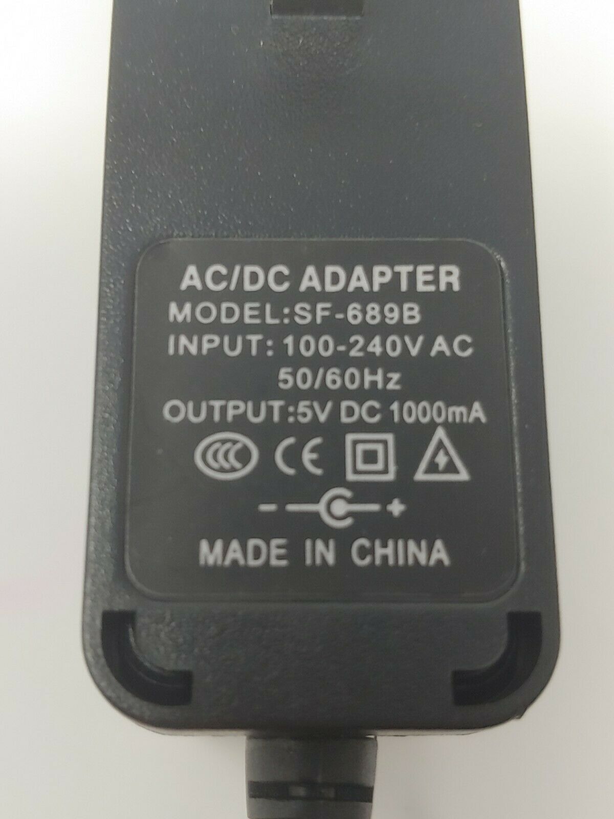 New 5V DC 1000mA AC Adapter For SF-689 SF-689B Power Supply Cord Wall Charger PSU